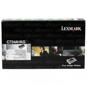 Toner Lexmark C734A1KG negro para C734, C736, X734, X736, X738