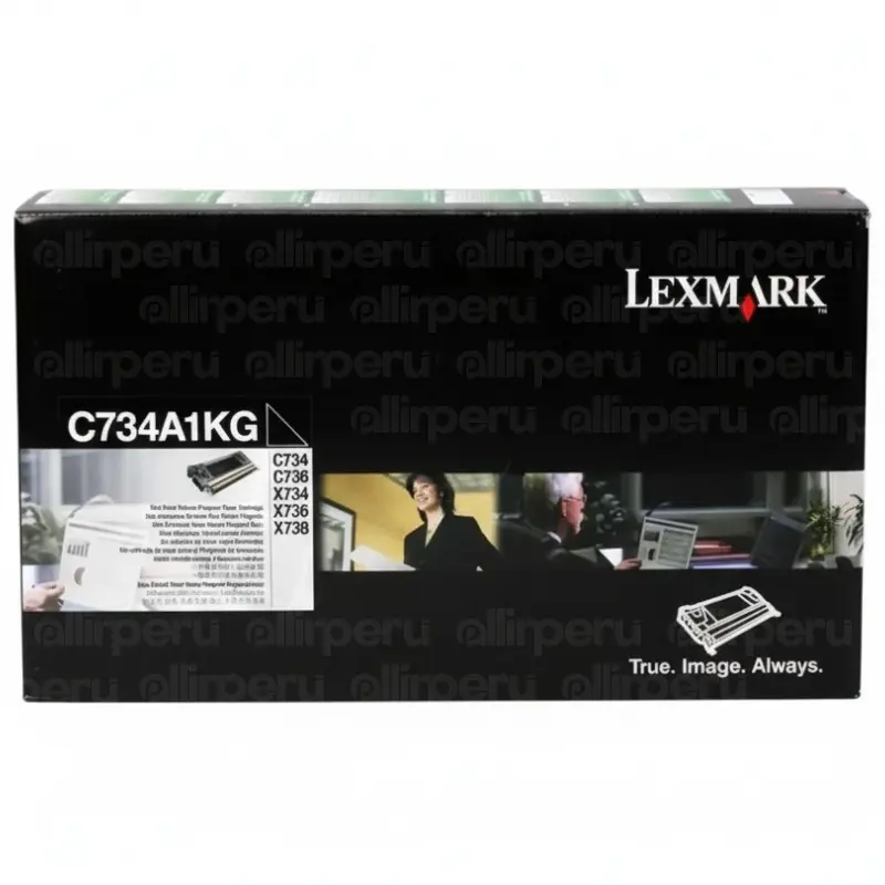 Toner Lexmark C734A1KG negro para C734, C736, X734, X736, X738