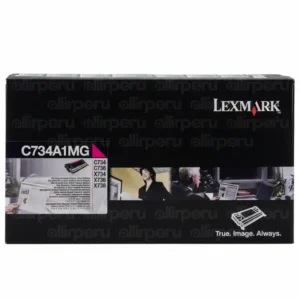 Toner Lexmark C734A1MG Magenta C734, C736, X734, X736, X738