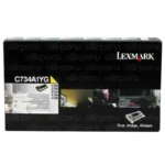 Toner Lexmark C734A1YG Yellow para C734, C736, X734, X736, X738