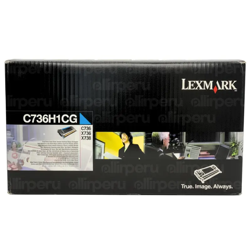Toner Lexmark C736H1CG Cyan para C736, X738de, C736dn