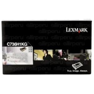 Toner Lexmark C736H1KG negro C736, X736, X738