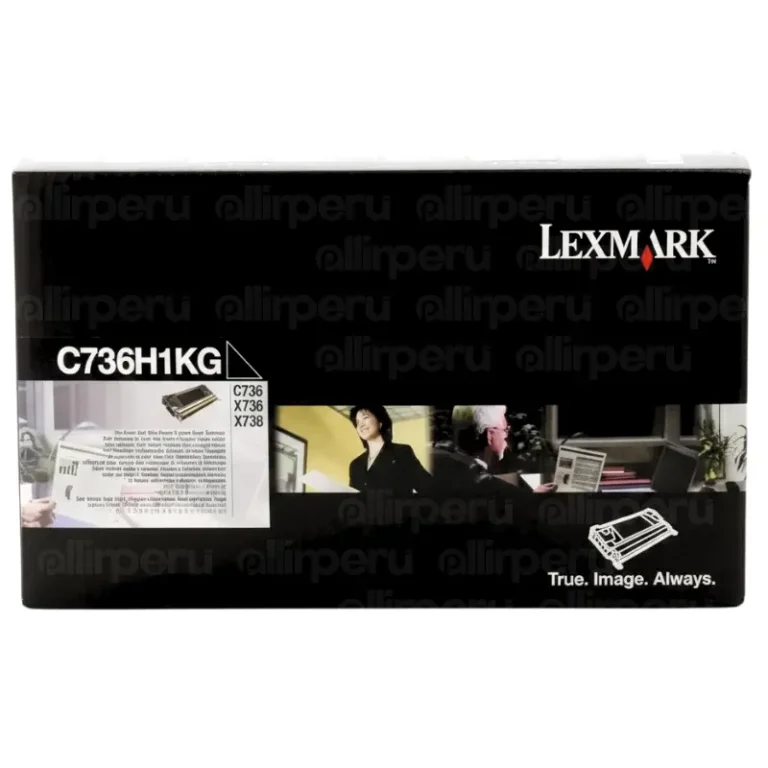 Toner Lexmark C736H1KG negro C736, X736, X738