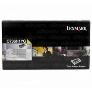 Toner Lexmark C736H1YG Yellow para C736, X736, X738