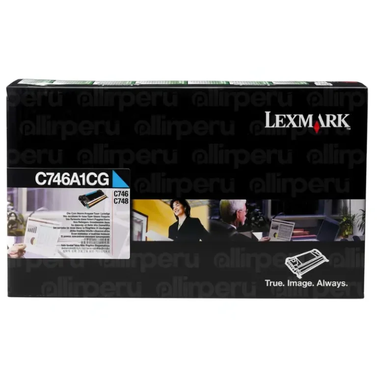 Toner Lexmark C746A1CG Cyan para C748de, C746dn