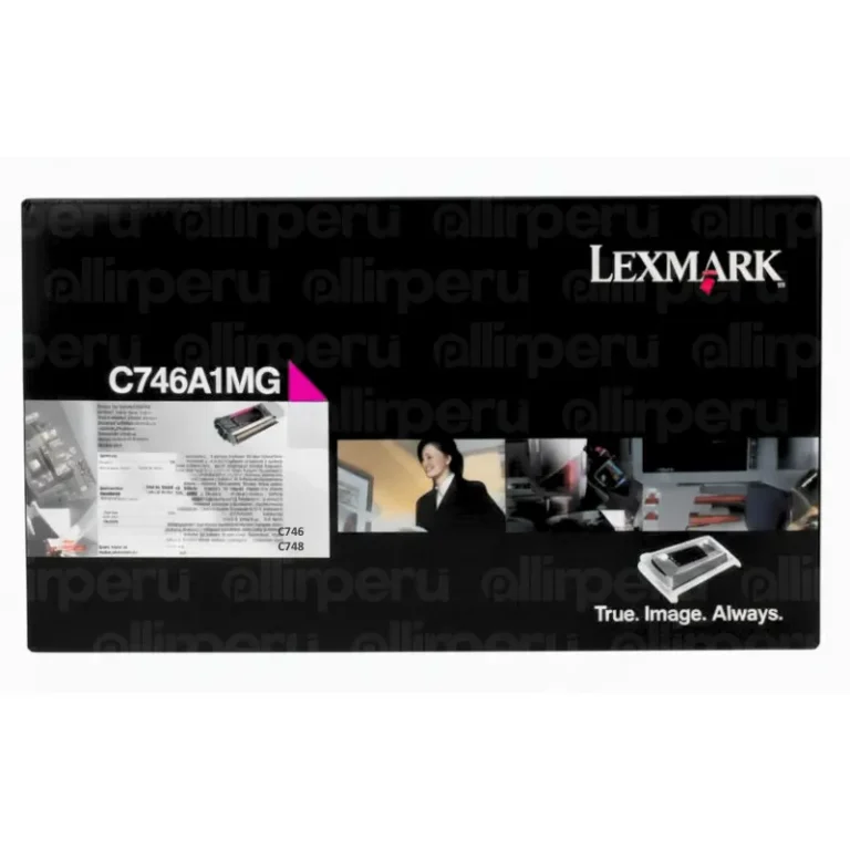Toner Lexmark C746A1MG Magenta para C748de, C746dn
