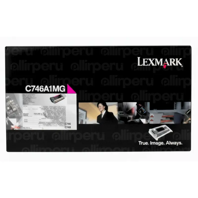 Toner Lexmark C746A1MG Magenta para C748de, C746dn