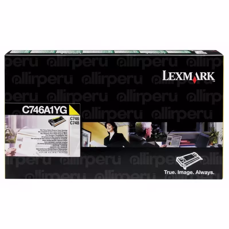 Toner Lexmark C746A1YG Yellow para C748de, C746dn