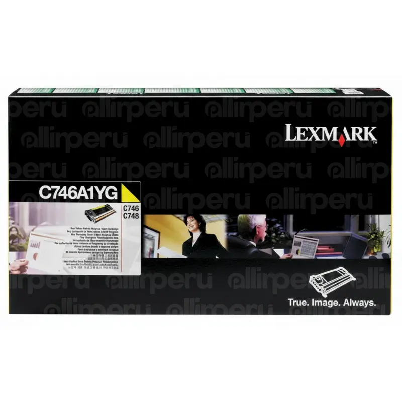 Toner Lexmark C746A1YG Yellow para C748de, C746dn