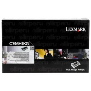 Toner Lexmark C746H1KG Negro para C748de, C746dn