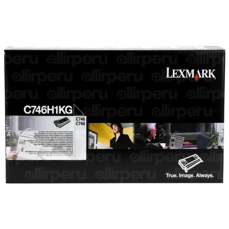 Toner Lexmark C746H1KG Negro para C748de, C746dn