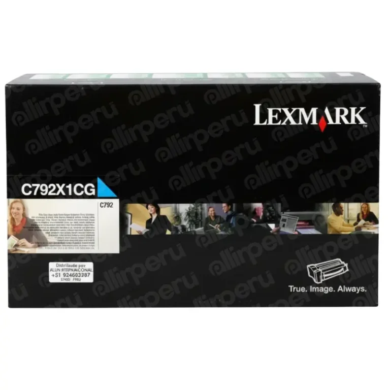 Toner Lexmark C792X1CG Cyan 20,000 páginas Alto Rendimiento
