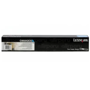 Toner Lexmark C950X2CG Cyan para C950de 22,000 páginas