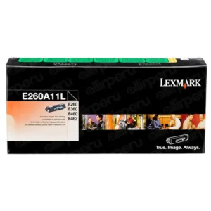 Toner Lexmark E260A11L negro 3.500 Páginas