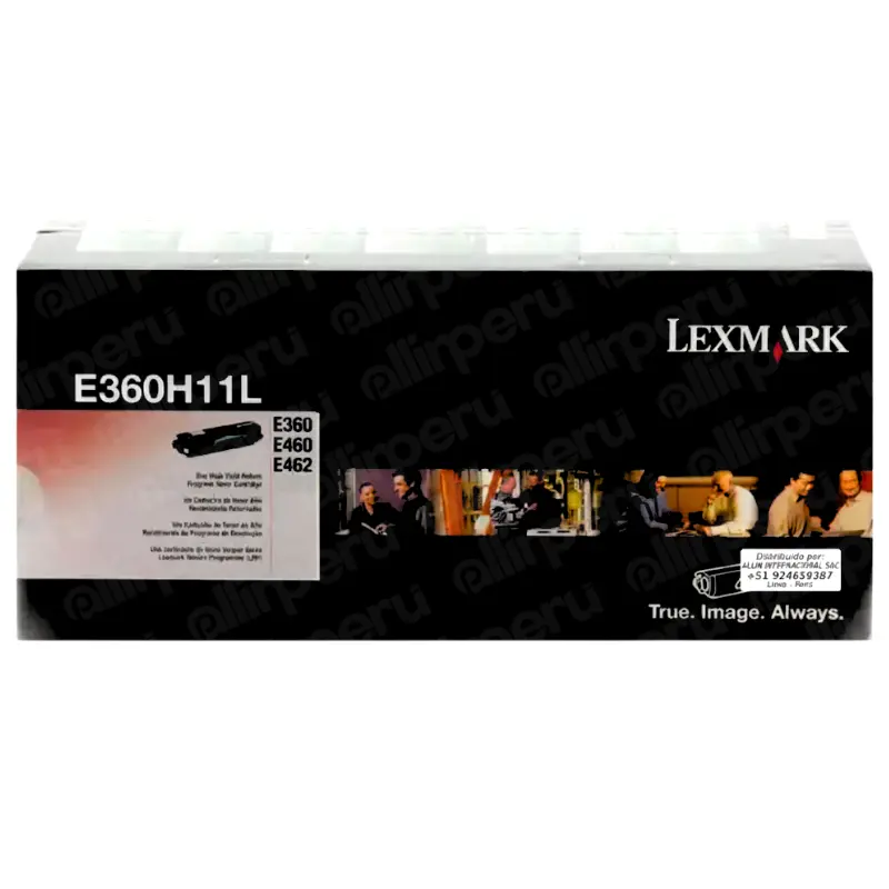 Toner Lexmark E360H11L negro 9,000 páginas
