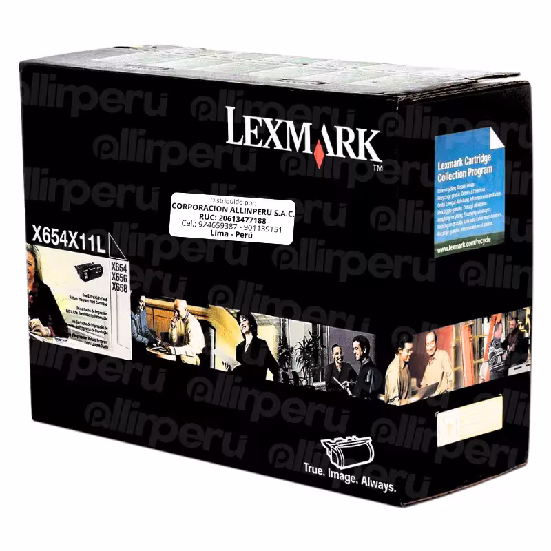 Toner Lexmark X654X11L para X654, X656, X658