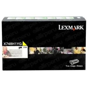 Toner Lexmark X748H1YG Yellow para X748de