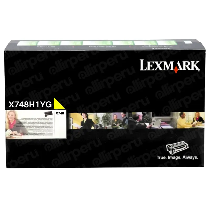 Toner Lexmark X748H1YG Yellow para X748de Toner Lexmark X748H1YG Yellow para X748de