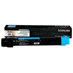 Toner Lexmark X950X2CG Cyan 22,000 Páginas