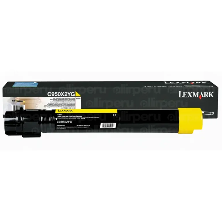 Toner Lexmark X950X2YG Yellow 22,000 Páginas