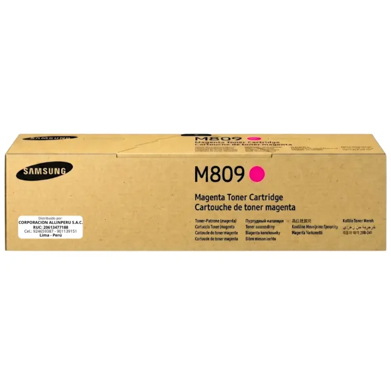 Toner Samsung CLT-M809S magenta original SS649A sellado fábrica 15000 páginas