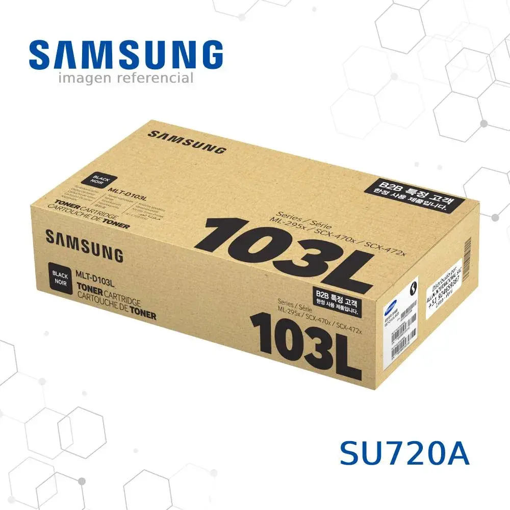 Toner-SU720A-samsung-MLT-D103L.webp Tóner (HP SU720A) Samsung MLT-D103L - Imagen 1