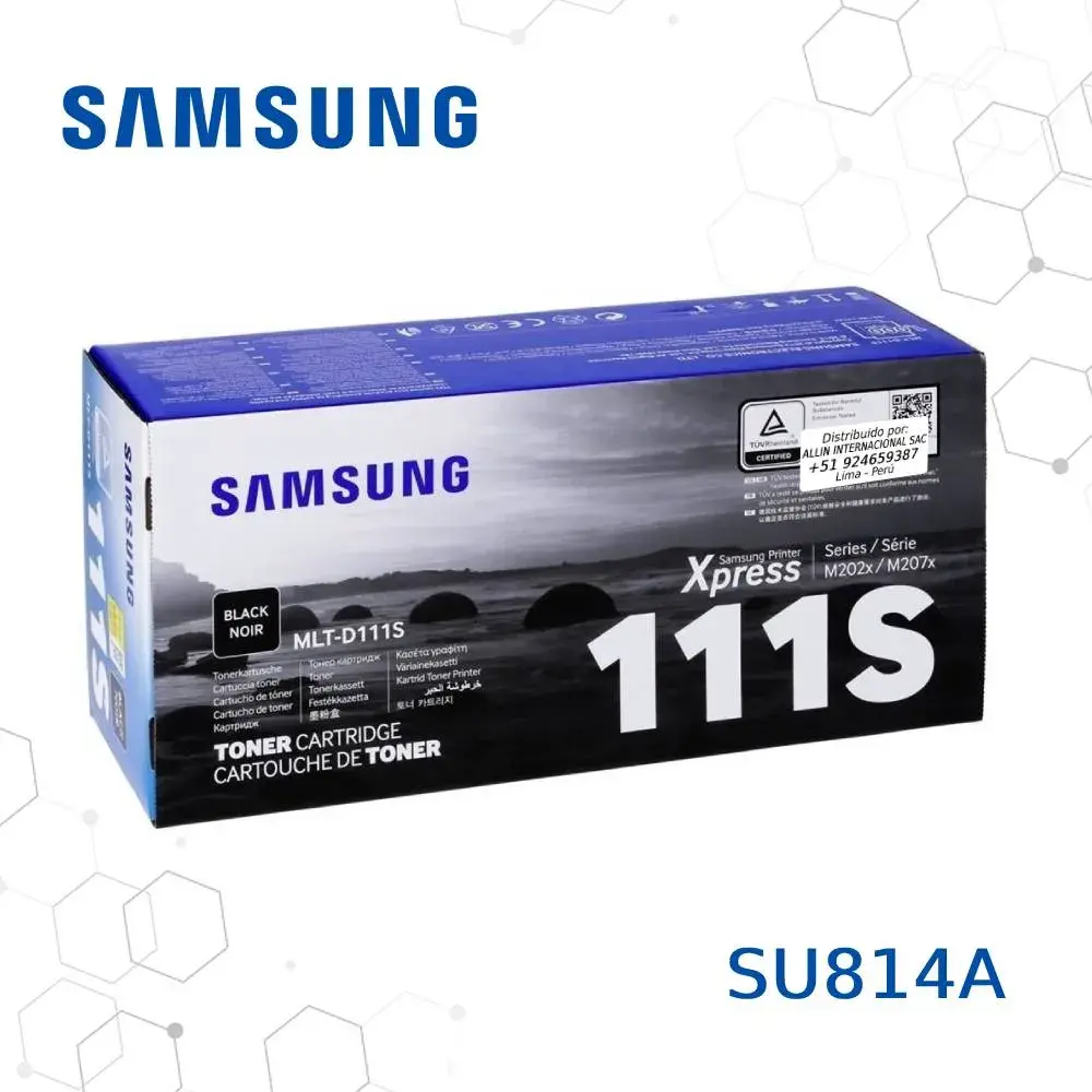 Toner-SU814A-samsung-MLT-D111S.webp Tóner (HP SU814A) Samsung MLT-D111S - Imagen 1