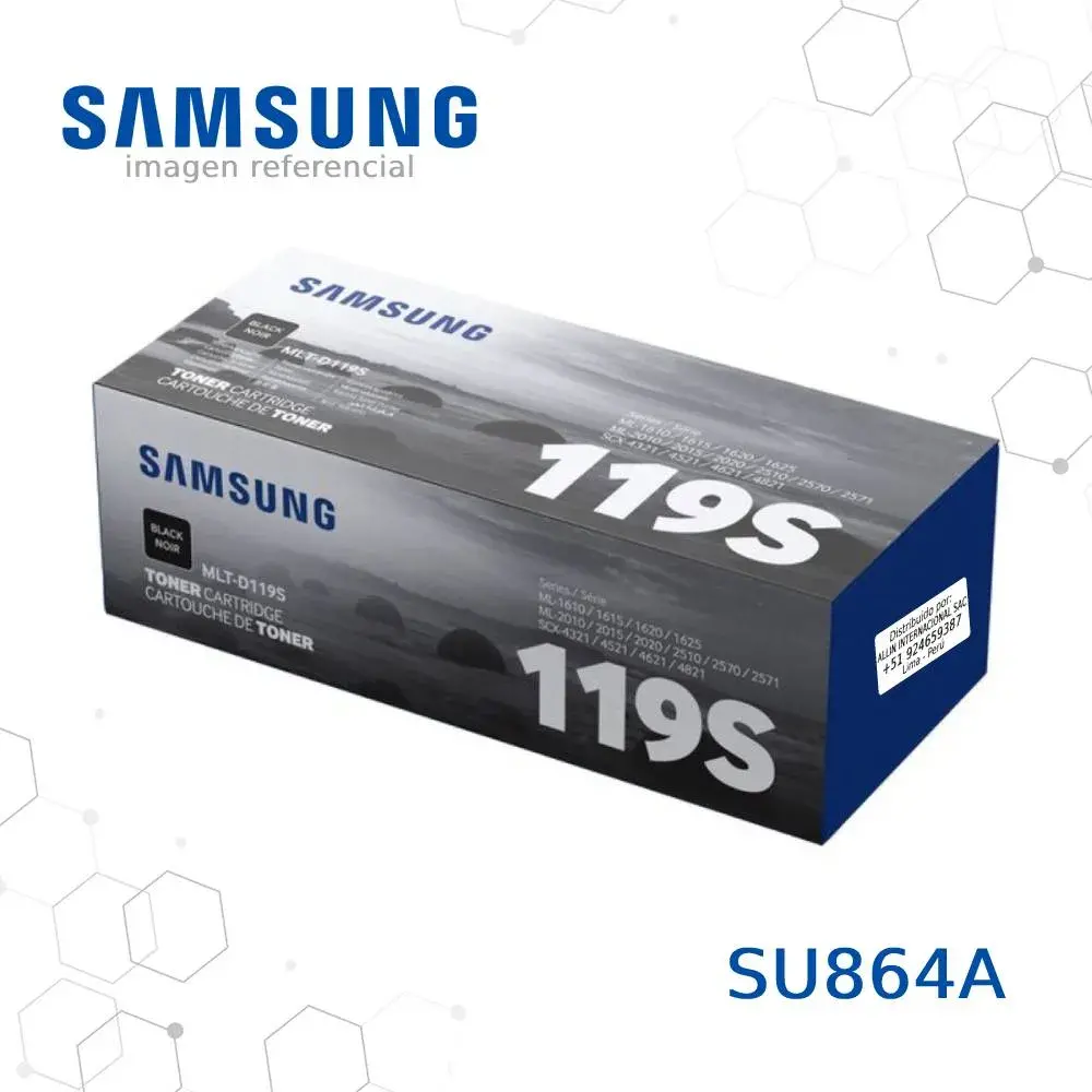 Toner-SU864A-samsung-MLT-D119S.webp Tóner (HP SU864A) Samsung MLT-D119S - Imagen 1