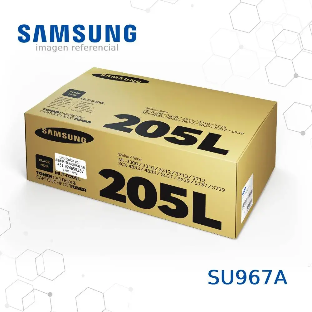 Toner-SU967A-samsung-MLT-D205L.webp Tóner Samsung (HP SU967A) MLT-D205L - Imagen 1