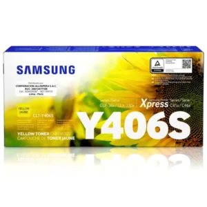 Toner Samsung CLT-Y406S SU466A amarillo original sellado de fábrica