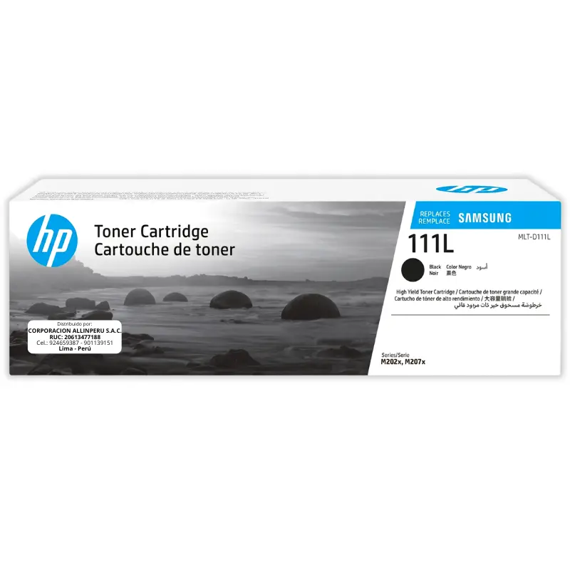 Toner Samsung MLT-D111L SU802A Original Negro Toner Samsung MLT-D111L SU802A original negro sellado