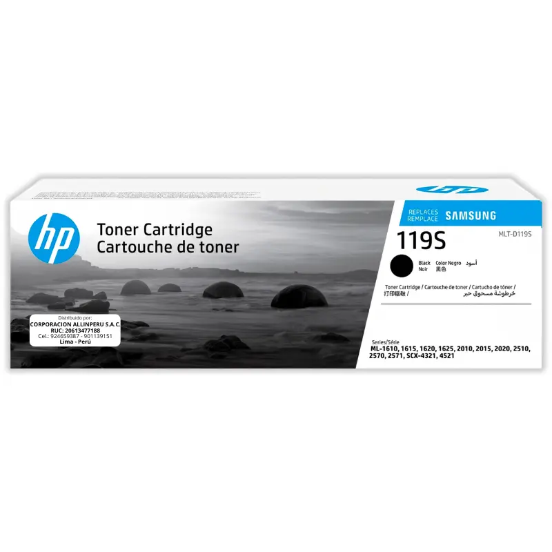 Tóner Samsung MLT-D119S original negro en caja sellada