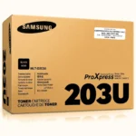 Vista lateral toner MLT-D203U Samsung en caja sellada original