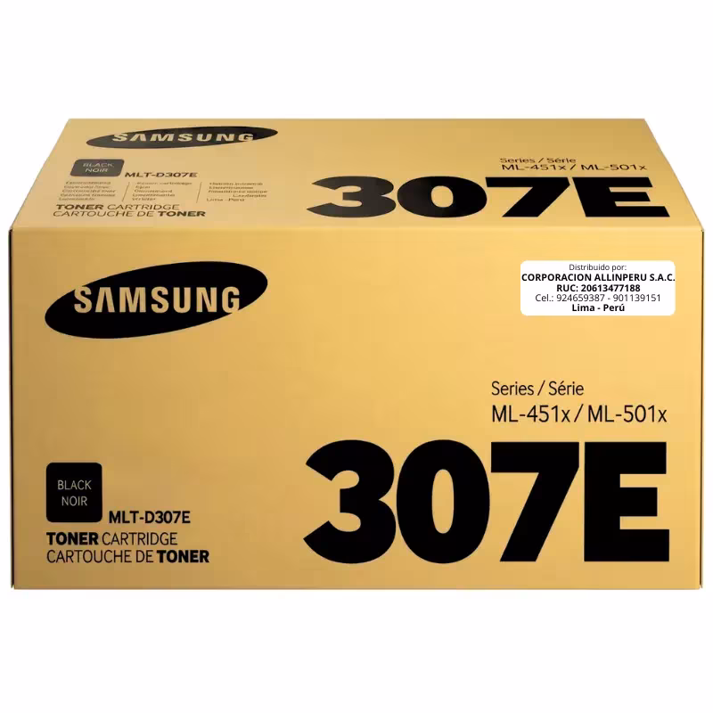 Toner Samsung MLT-D307E SV061A negro original sellado