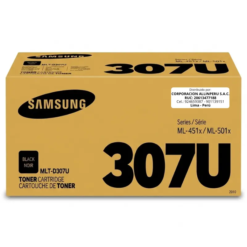 Toner Samsung MLT-D307U SV084A original negro caja sellada