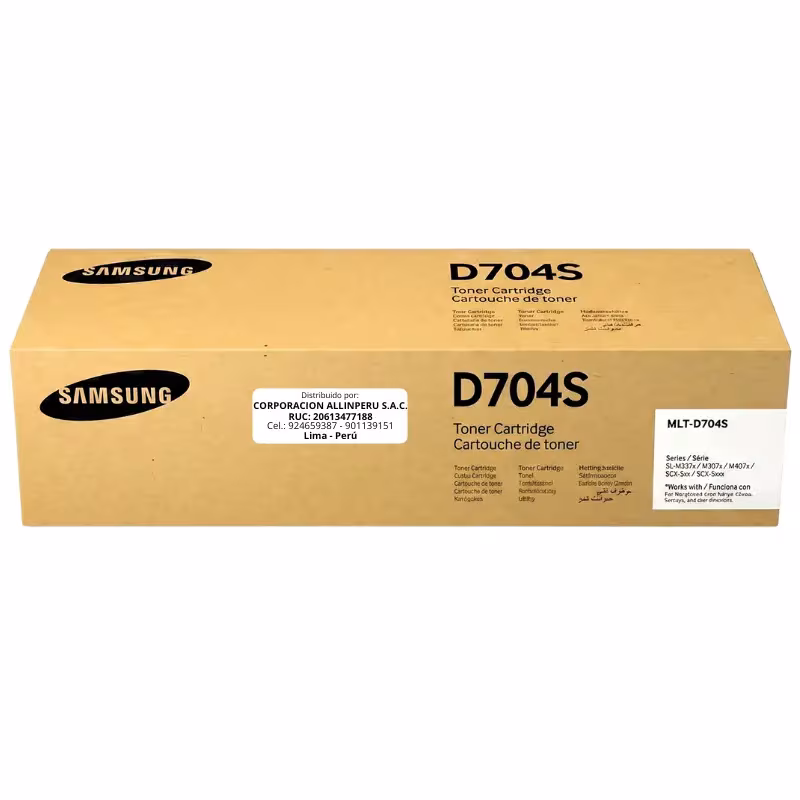 Toner Samsung MLT-D704S SS770A original negro para SL-K3300NR