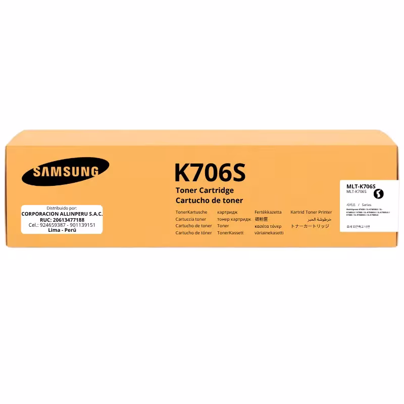 Toner Samsung MLT-K706S SS816A negro original caja sellada