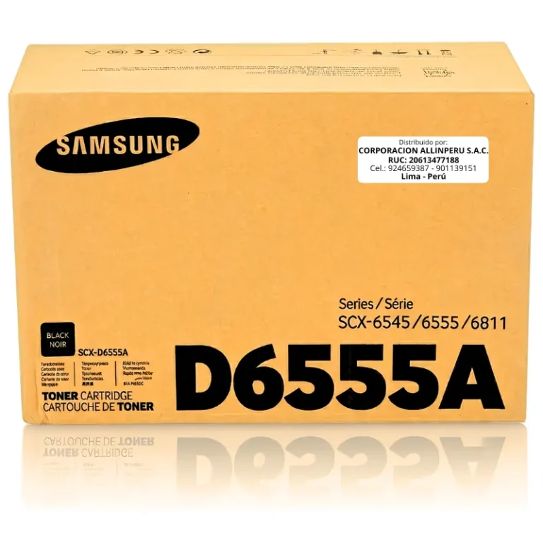 Toner Samsung SCX-D6555A original negro SV211A caja sellada