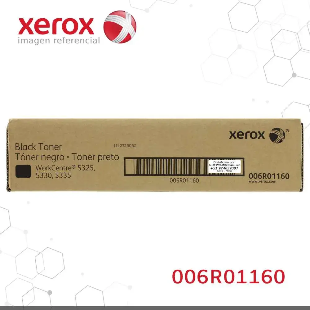 Toner Xerox 006R01160 Negro 30K Workcentre 5325, 5330, 5335 Extra Alta capacidad