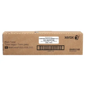 Tóner Xerox 006R01160 negro original para WorkCentre 5325 5330 5335