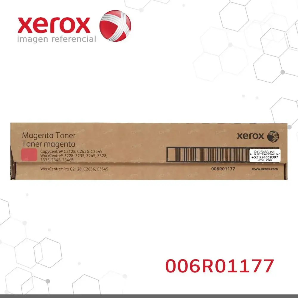 Toner Xerox 006R01177 Magenta 16K CopyCentre & WorkCentre Pro C2128 Capacidad Estándar