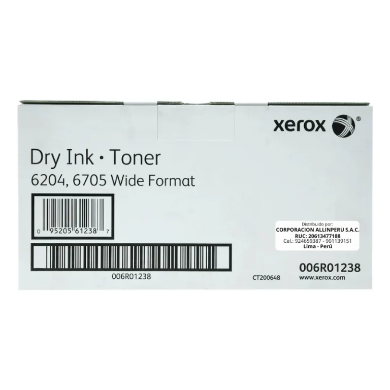 Tóner Xerox 006R01238 negro original para DocuCentre DC6604 DC6605 sellado