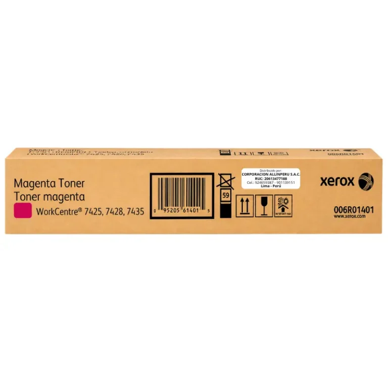 Tóner Xerox 006R01401 magenta original frontal