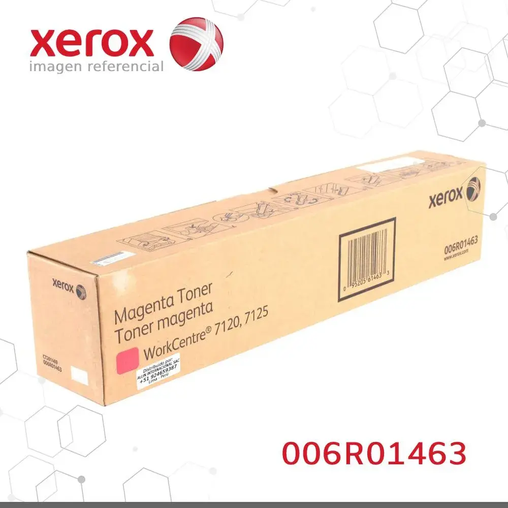 Toner-Xerox-006R01463-para-Workcentre-7120-7125-7220-7225.webp Toner Xerox 006R01463 Magenta 15K Workcentre 7120, 7125, 7220, 7225 Alta capacidad - Imagen 1