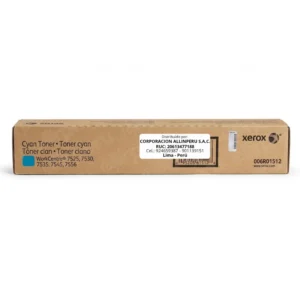 Tóner Xerox 006R01512 cartucho original cyan para WorkCentre 7530 7535 7545 7855