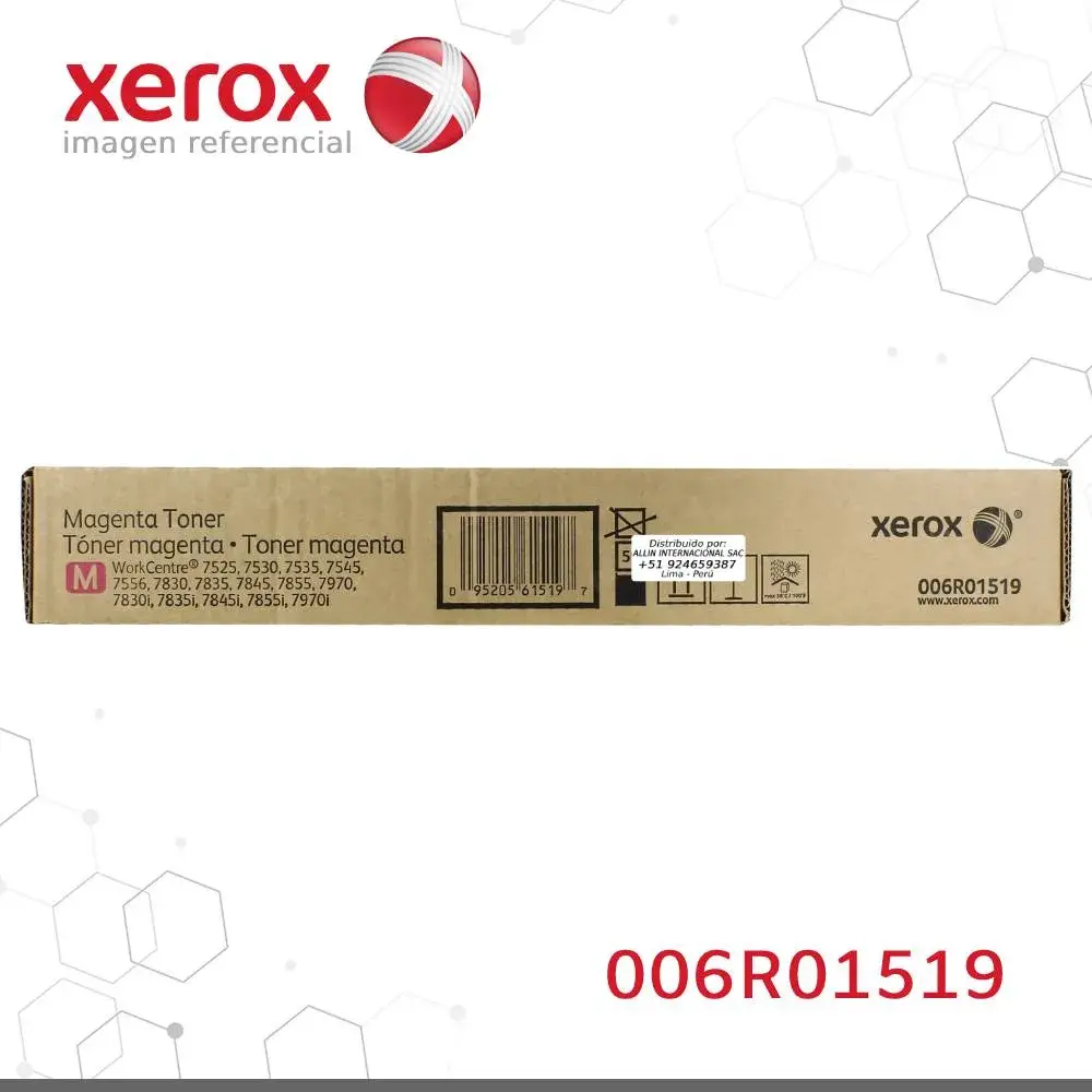 Toner Xerox 006R01519 Magenta 15K WorkCentre 7525, 7530 vendido DMO
