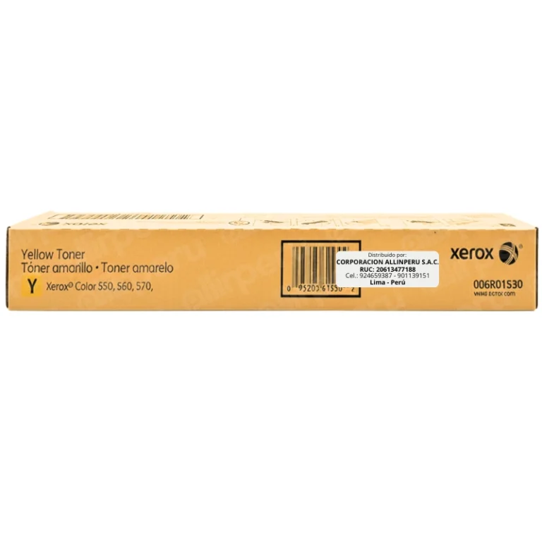 Toner Xerox 006R01530 Amarillo Colour 550 - 560 Capacidad Estándar