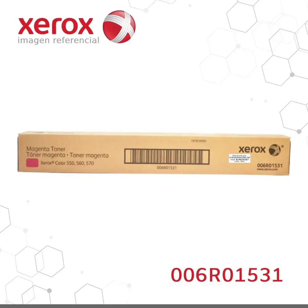 Toner Xerox 006R01531 Magenta 34K Colour 550, 560 Capacidad Estándar