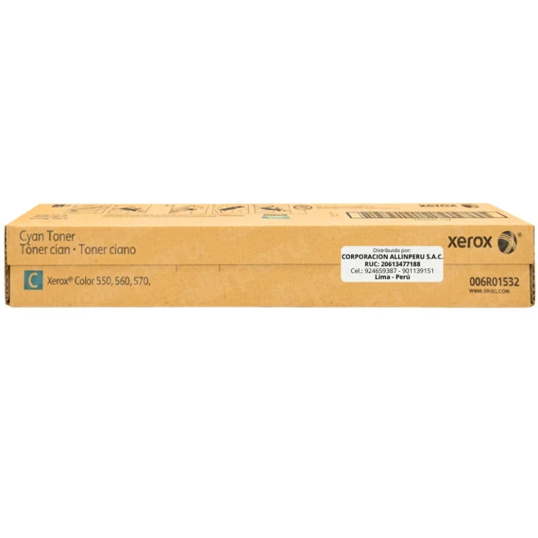 Toner Xerox 006R01532 Cian 34K Colour 550/560 Capacidad Estándar