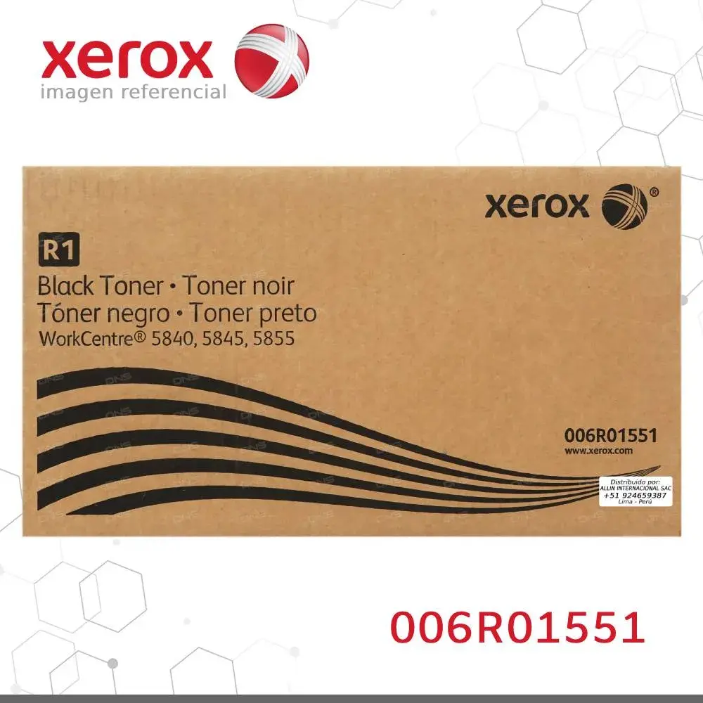 Toner Xerox 006R01551 Negro 76K Workcentre C165, C175 Capacidad Estándar